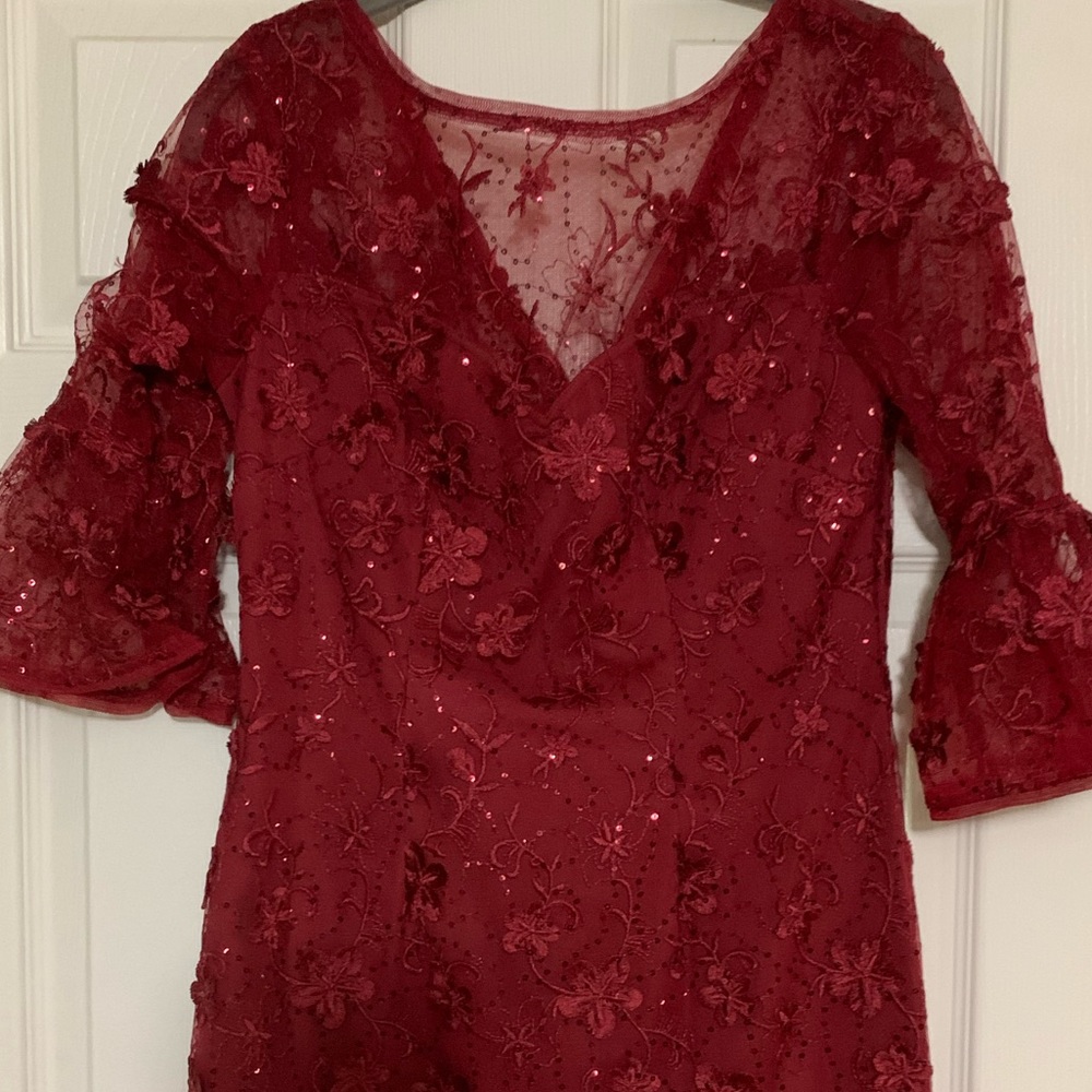 Beautiful Red/Burgundy lace dress ♥️ - Picture 5 of 10